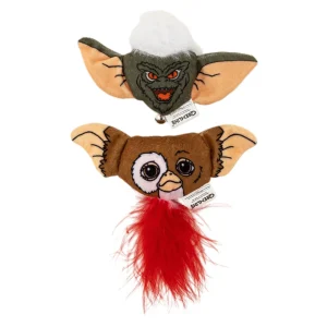 GMASON Gremlins Plush with Feathers Cat Toy 2-Pack
