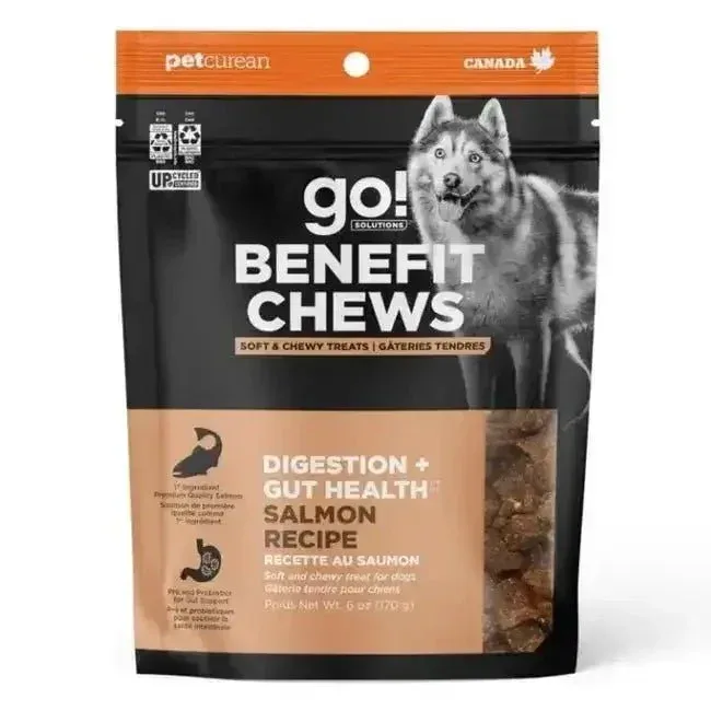 Go! Digestion & Gut Health Benefit Salmon Recipe Soft & Chewy Dog Treats