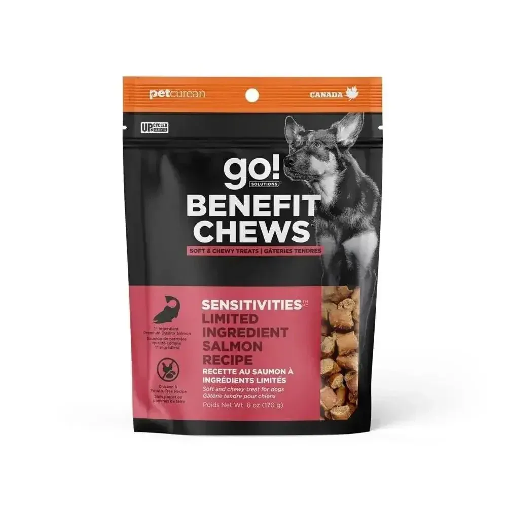 Go! Sensitivities Limited Ingredient Salmon Recipe Soft & Chewy Dog Treats 6oz