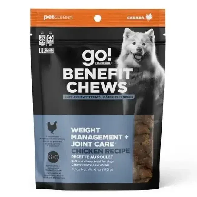 Go! Weight Management & Joint Care Chicken Recipe Soft & Chewy Dog Treats 6oz