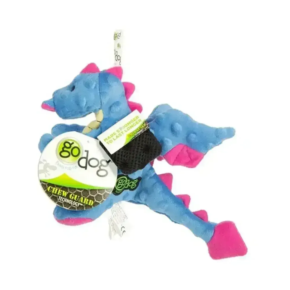 GoDog® Periwinkle Dragons Dog Toys Large