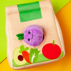 Going to Market Grocery Bag Interactive Dog Toy