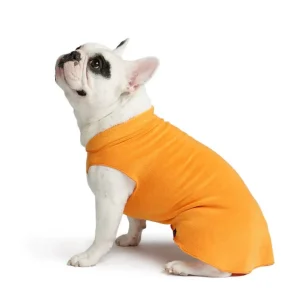 GOLD PAW | Stretch Fleece in Orange Blaze (BIG DOG SALE)