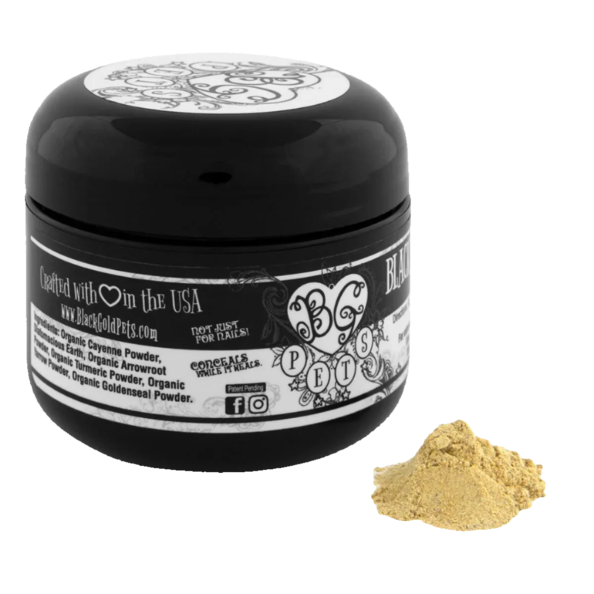 Gold Powder 2oz by Black Gold Pets