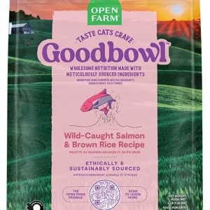 Goodbowl™ Wild-Caught Salmon & Brown Rice Cat Kibble