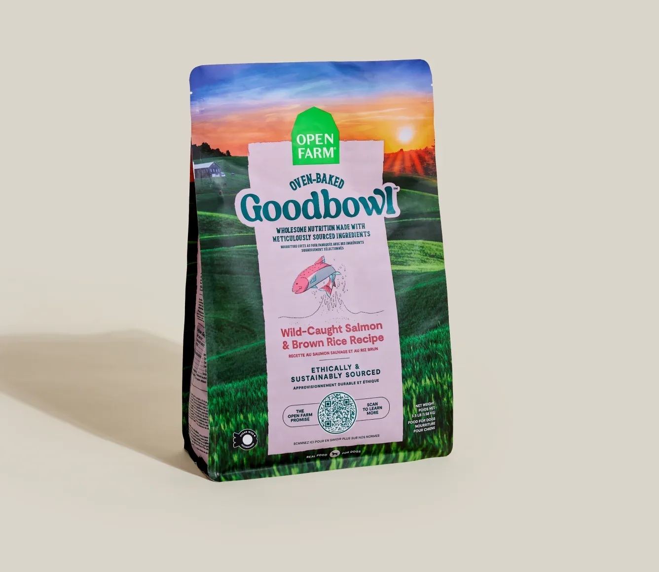 Goodbowl™ Wild-Caught Salmon & Brown Rice Dog Kibble - Image 2