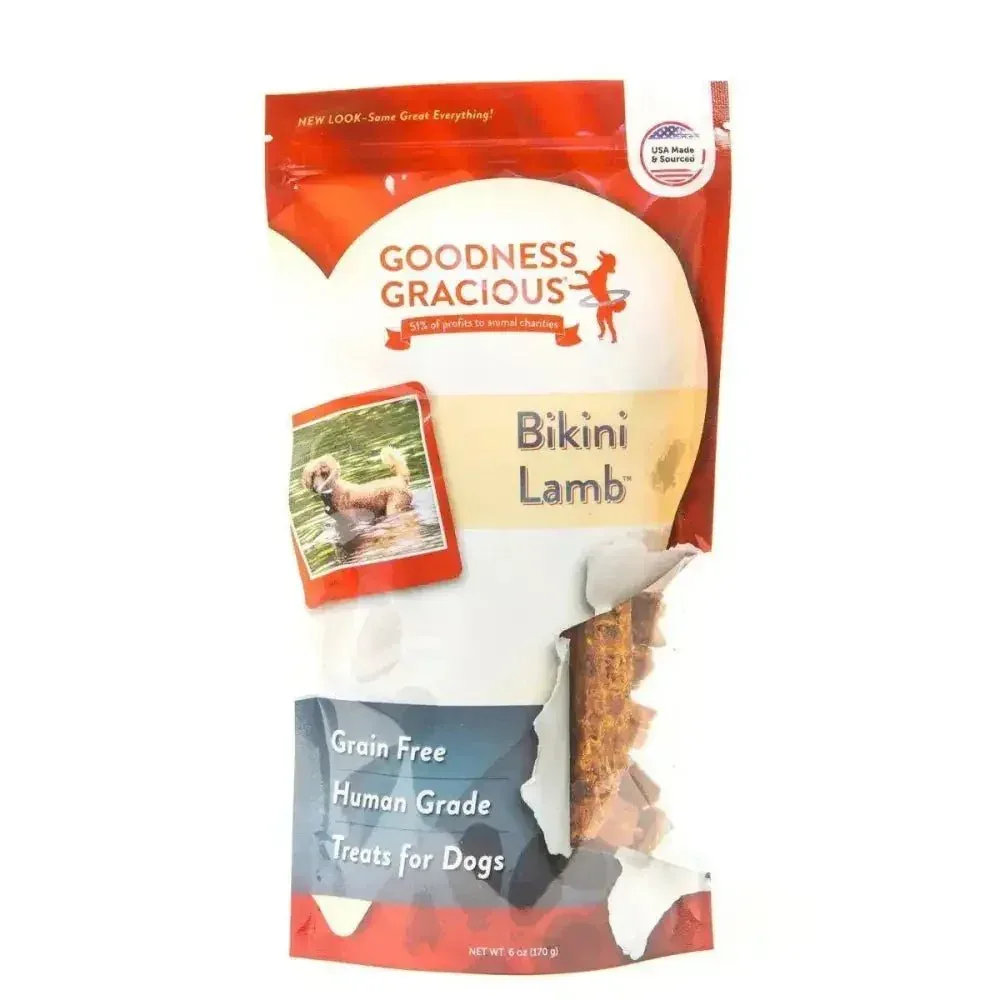 Goodness Gracious Bikini Lamb Dog Treats 6oz