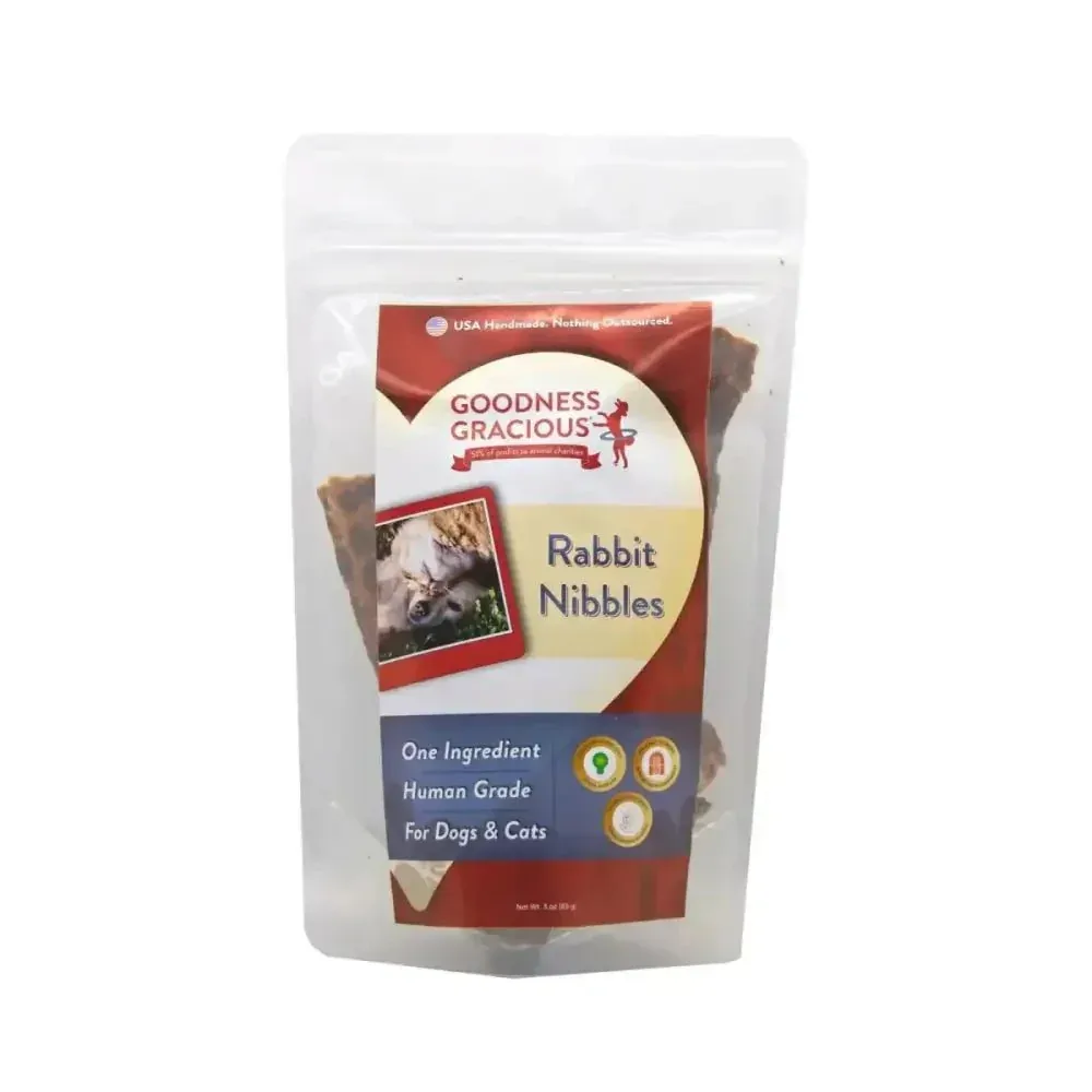 Goodness Gracious Rabbit Nibbles Dog and Cat Treats