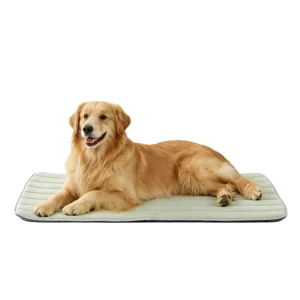 GOOPAWS Cooling Dog Mat, Self-Cooling Pet Bed for Dogs, Non-Slip Indoor & Outdoor Design, Green