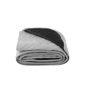 GOOPAWS Waterproof Cooling Dog Mat, Self-Cooling Pet Blanket for Dogs, Non-Slip Design, Light Grey
