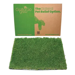 Gotta Go Grass® The Natural Pet Relief Option, All-Natural Grass Potty Pad, Tray Included