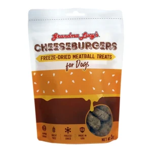 Grandma Lucy's Dog Freeze-Dried Meatball Cheeseburger Treat 3oz.