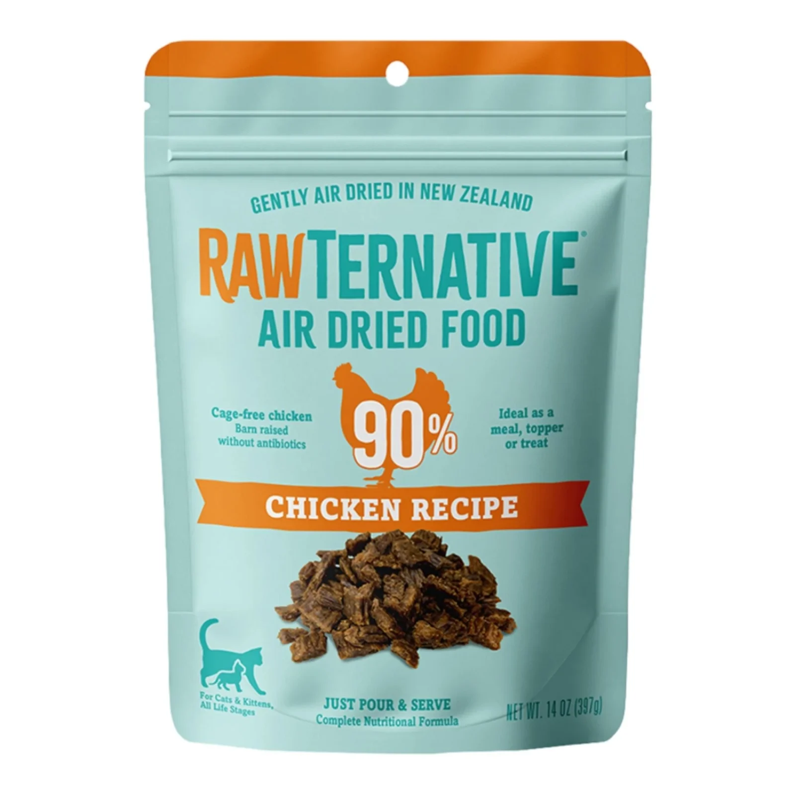 Grandma Mae's Country Naturals Cat Rawternative Air Dried Chicken Recipe 14oz
