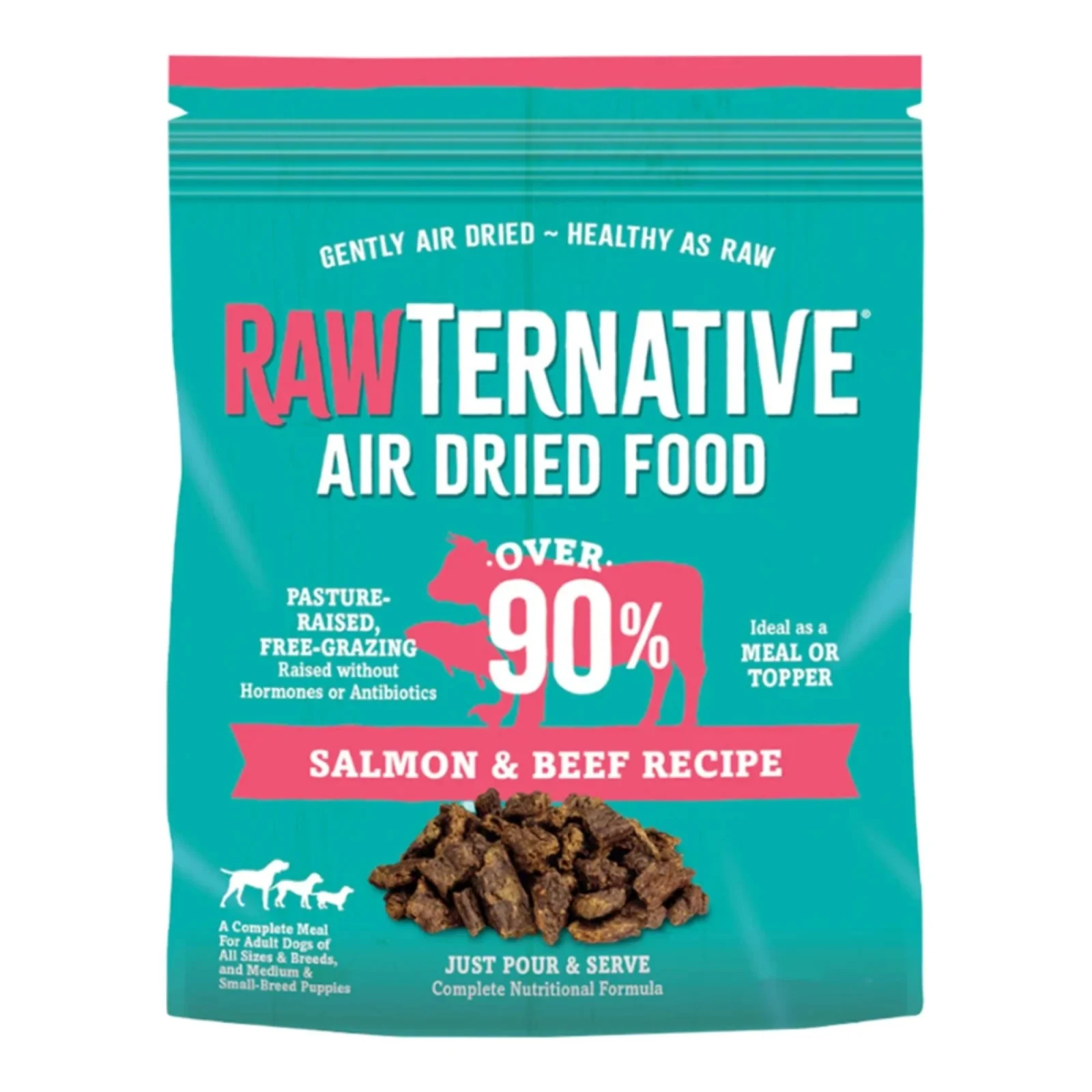 Grandma Mae's Country Naturals Dog Rawternative Salmon & Beef Recipe, 5Lbs
