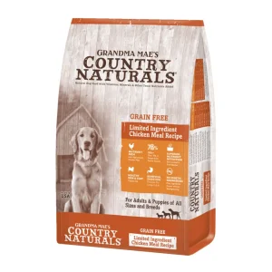 Grandma Mae's Country Naturals Grain Free LID Chicken Meal Dry Dog Food 12lb