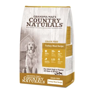 Grandma Mae's Country Naturals Grain Free LID Turkey Meal Dry Dog Food 12lb