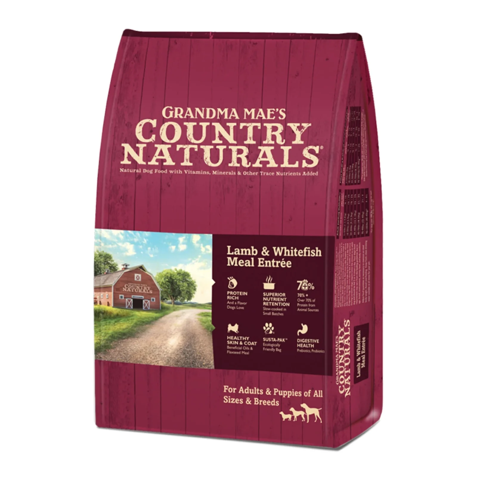 Grandma Mae's Lamb & Whitefish Meal Dry Dog Foods 14lb