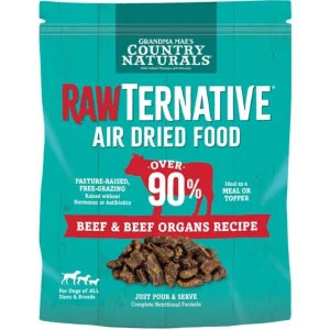 Grandma Mae's RawTernative Air Dried Dog Food Beef & Beef Organs Formula 3lb