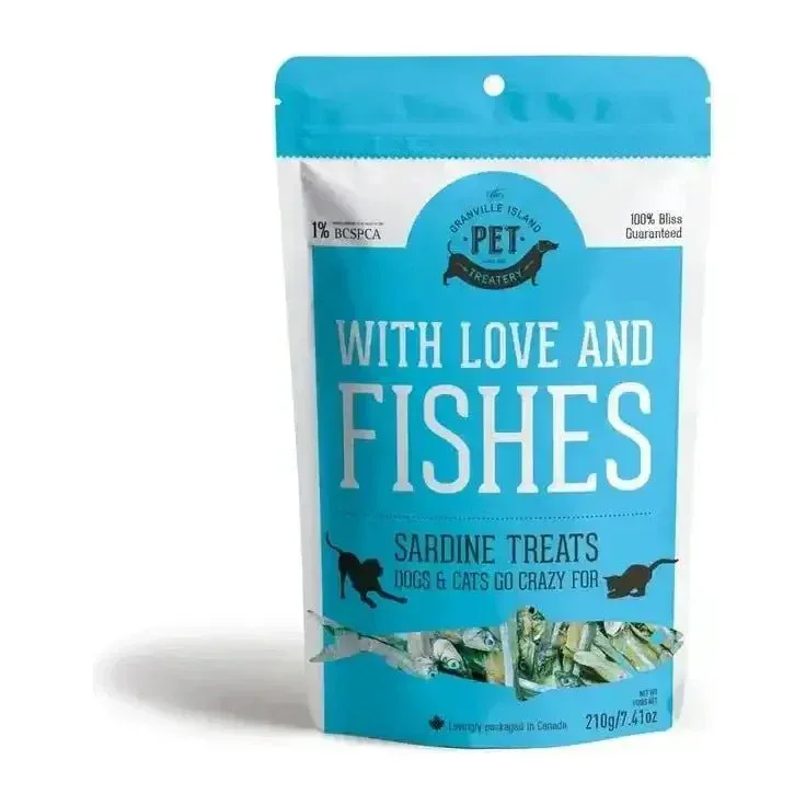 Granville Dehydrated Protein Sardines Treat For Dogs & Cats