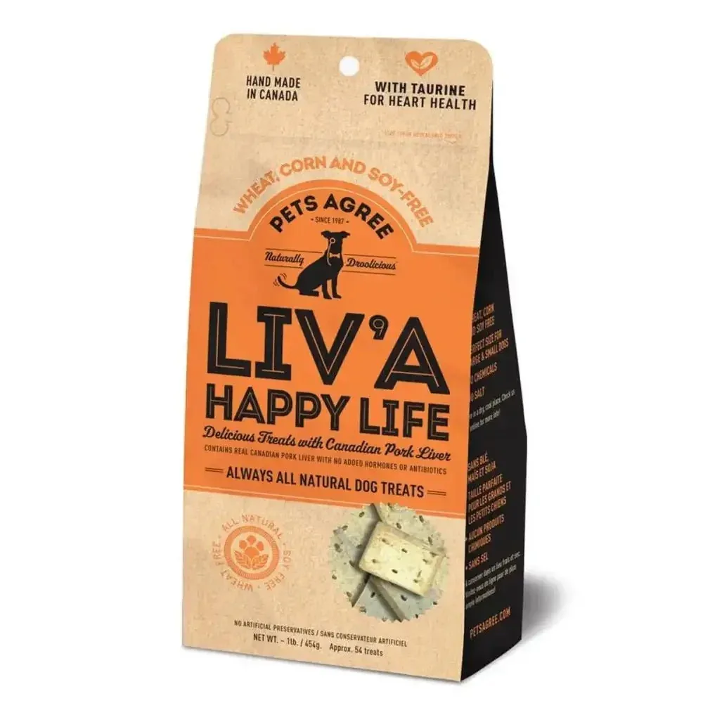 Granville Grain Free Dog Treats with Real Pork Liver - Healthy Crunchy Biscuits for Happy Pups