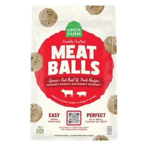 Grass-Fed Beef & Pork Freshly Crafted Meatballs for Dogs