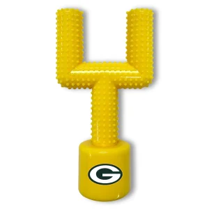 Green Bay Packers Hard Nylon Football Goal Post Dog Chew Toy