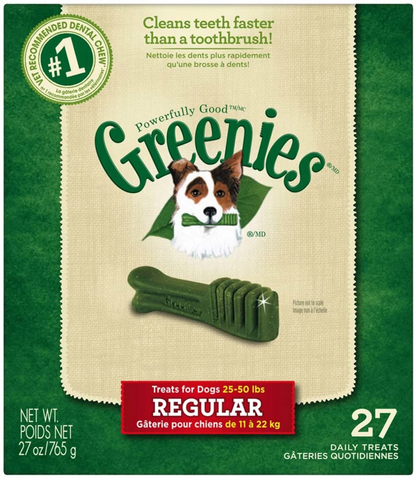 Greenies Dog Dental Treats Regular, Original, 1ea/27 oz, 27 ct