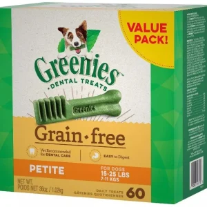 Greenies Grain Free Petite Dental Dog Treat