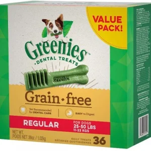 Greenies Grain Free Regular Dental Dog Treat