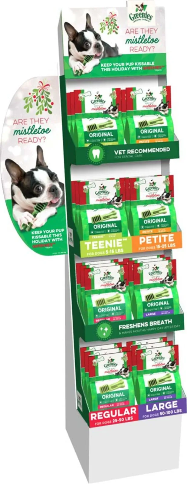 Greenies Holiday Are they Misteltoe Ready?, 12 oz, 24 ct