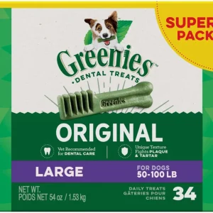 GREENIES Original Dental Treats Super Pack Large 54oz