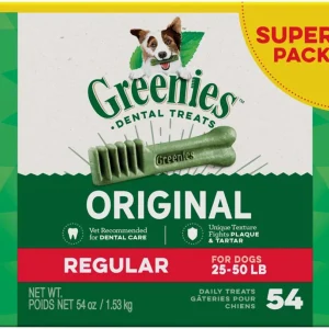 GREENIES Original Dental Treats Super Pack Regular 54oz