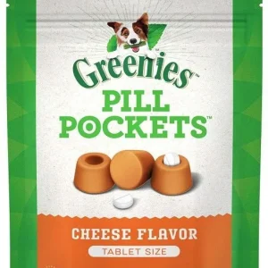 Greenies Pill Pockets Cheese Flavor Tablets