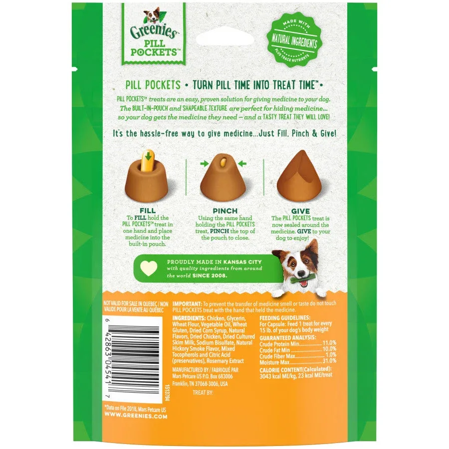 GREENIES PILL POCKETS Treats Chicken Flavor Capsule Size 7.9oz - Image 2