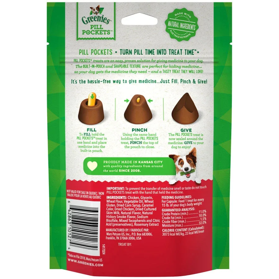GREENIES PILL POCKETS Treats Hickory Smoke Capsule Size 7.9oz - Image 2