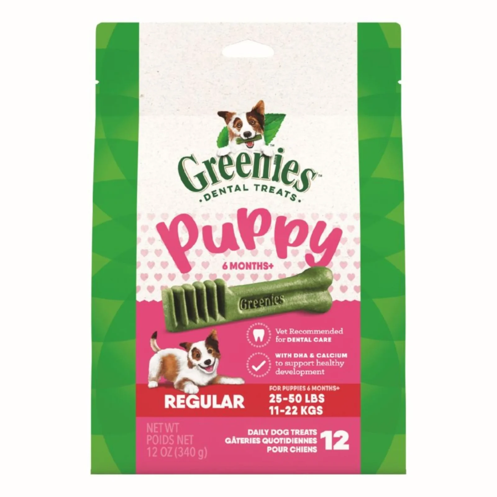 Greenies Puppy Dental Treats Regular 12oz
