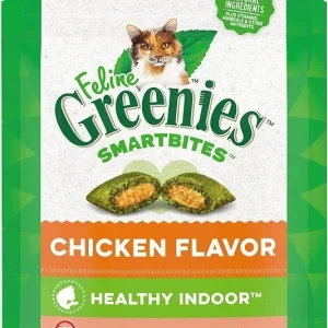 Greenies SmartBites Healthy Indoor Chicken Flavor Cat Treats