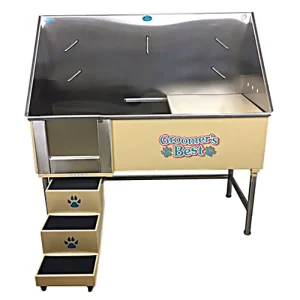 Groomer's Best Elite Dog Grooming Tub 48 Desert Tan R-Plumb