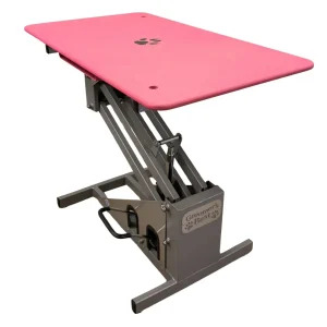 Groomer's Best Hydraulic Grooming Table 36in Pink