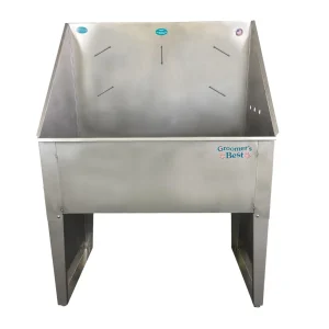 Groomer's Best Stainless Dog Grooming Tub 36In C-Plumb