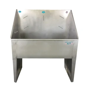Groomer's Best Stainless Dog Grooming Tub 48In L-Plumb