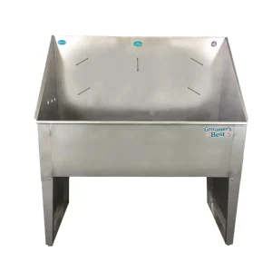 Groomer's Best Stainless Dog Grooming Tub 58In L-Plumb