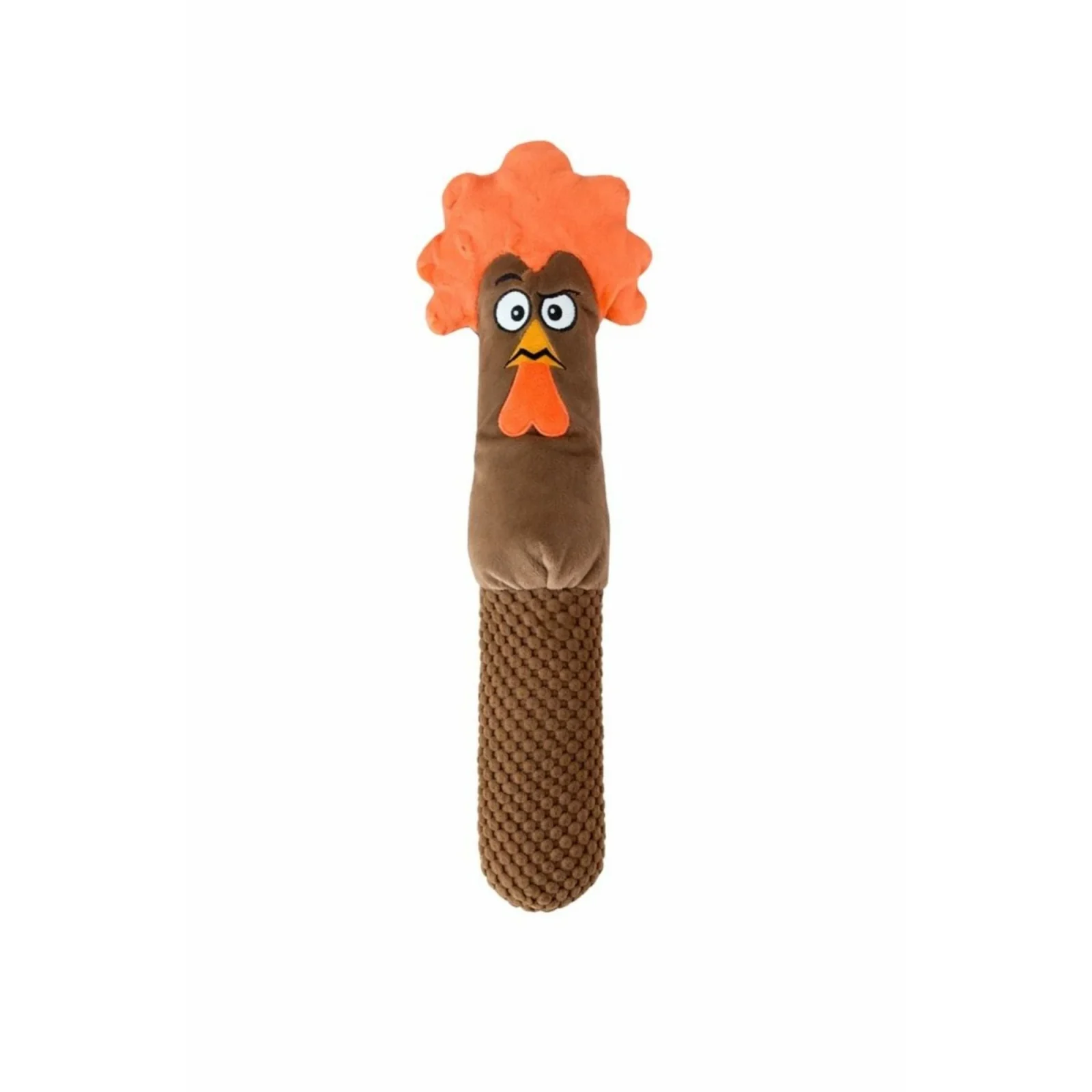 Guru Fry Guys Barnyard 'Rick' Dog Toy Brown Large