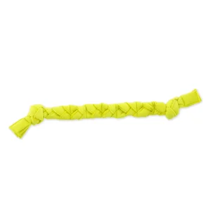 GURU Squeaking Tennis Snuffle Rope Dog Toy Yellow Large 18in