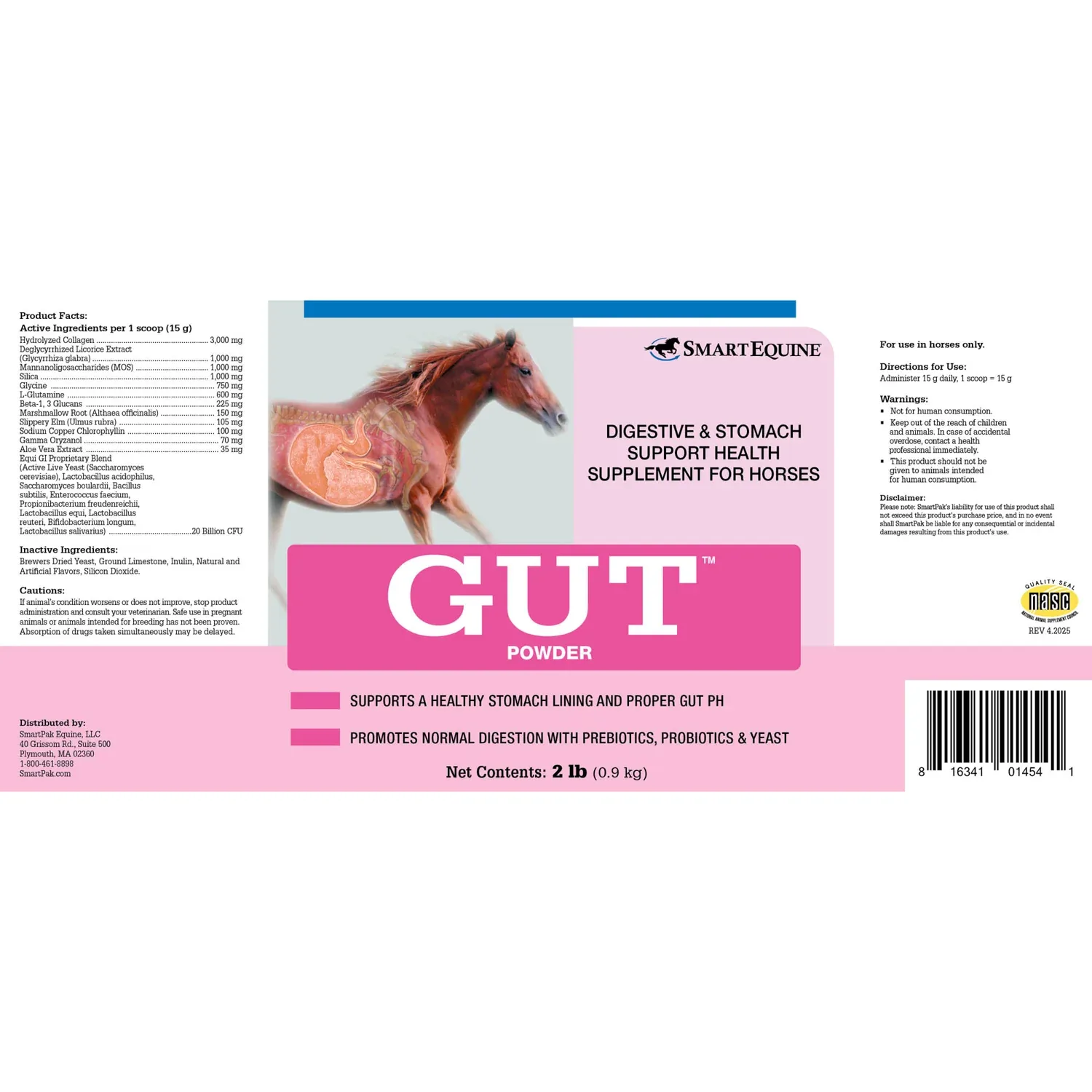 GUT™ Powder by SmartEquine™ - 2 lbs - Image 2