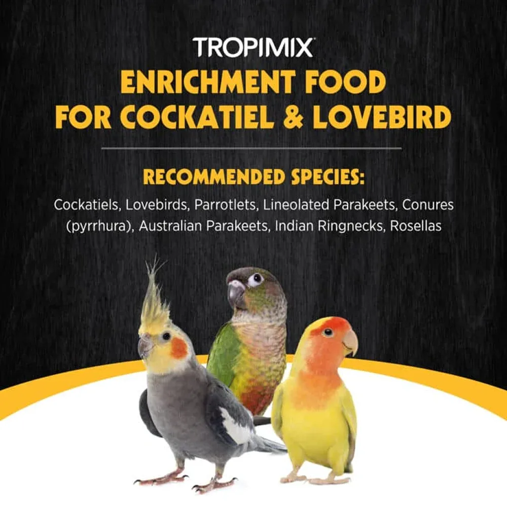Hagen Tropican Tropimix Hari Bird Seed Mix for Lovebirds and Cockatiels - Image 2
