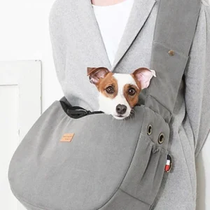 Half Sling Crossbody Bag in Cozy Grey
