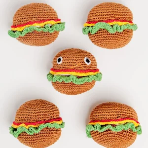 Hamburger Organic Knit Toy