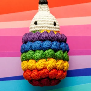 Hand Crochet Hedgehog Toy