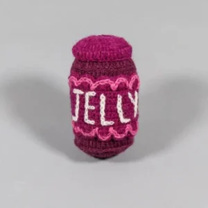 Hand Knit Jelly Dog Toy